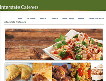 Tablet Screenshot of interstatecaterers.com